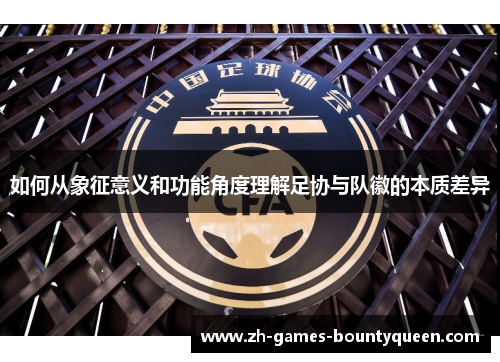 如何从象征意义和功能角度理解足协与队徽的本质差异